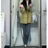 Magnetic Screen Door Curtain, fly proof door Curtain brown