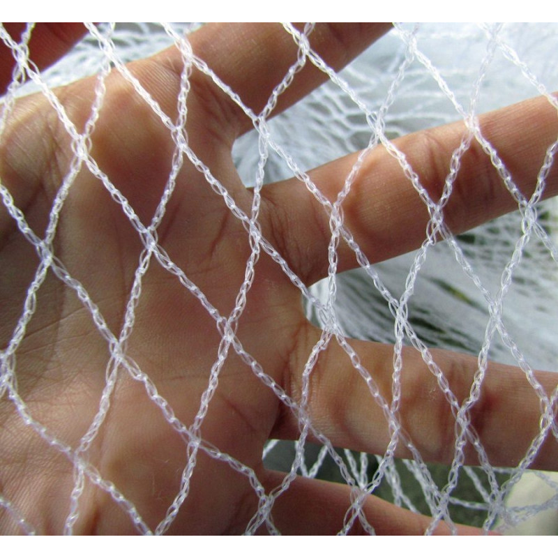 5M BY 200M White bird netting 30GSM
