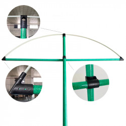 1 Super strong 32mm * 2400mm Fibreglass Pole