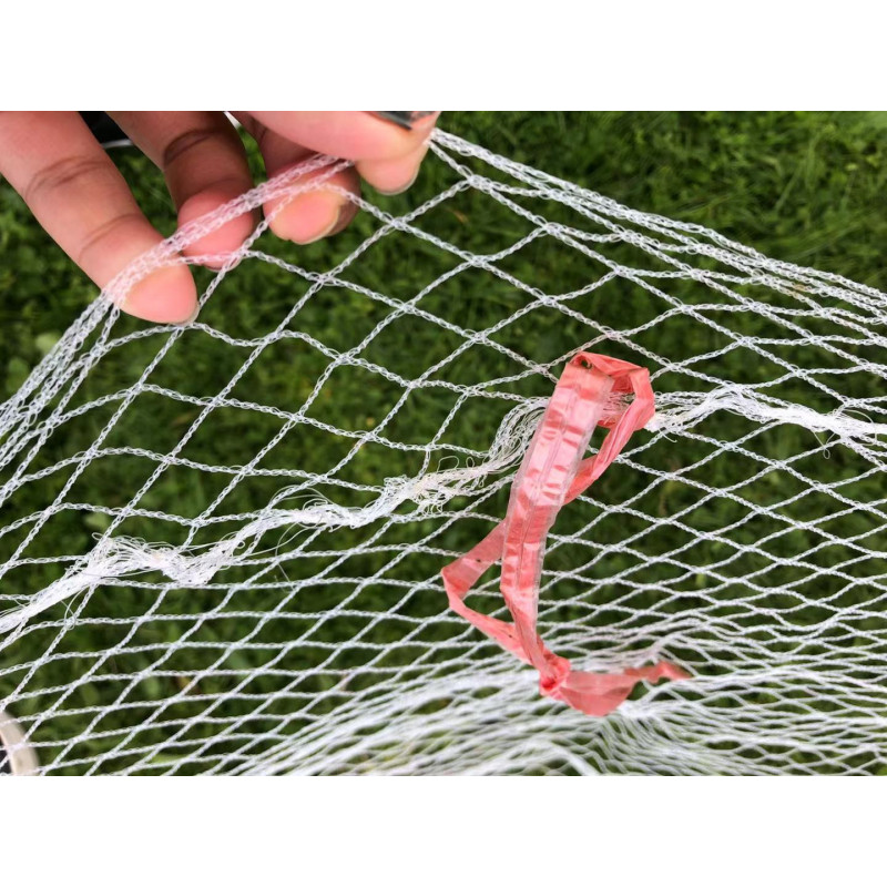 Seconds- 10M BY 9M 30GSM WHITE BIRD NETTING