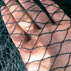 off cuts- 5M BY 13M 30GSM BLACK BIRD NETTING