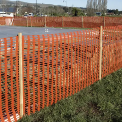 Orange Safety Mesh 1m by 50m Roll 80GSM